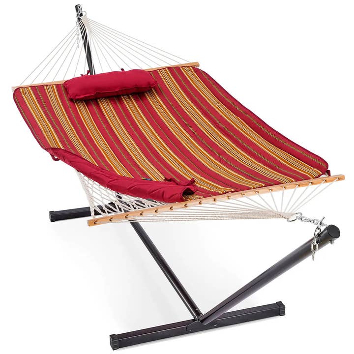 Zupapa - Wholesale Hammock - 12 Ft Rope Hammock with Stand And Removable Pad2