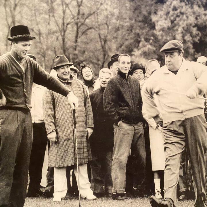 Erinnerungsstück Arnold Palmer und Jackie Gleason Golf Fotografie für den Großhandel von Deluxe Fine Art