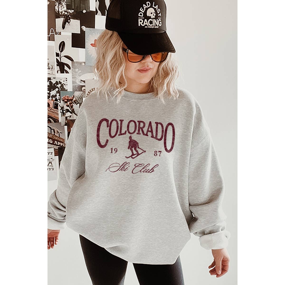 Illustrated Society - Wholesale Graphic Sweatshirt - Women's - COLORADO SKI CLUB VINTAGE GRAPHIC SWEATSHIRTS6