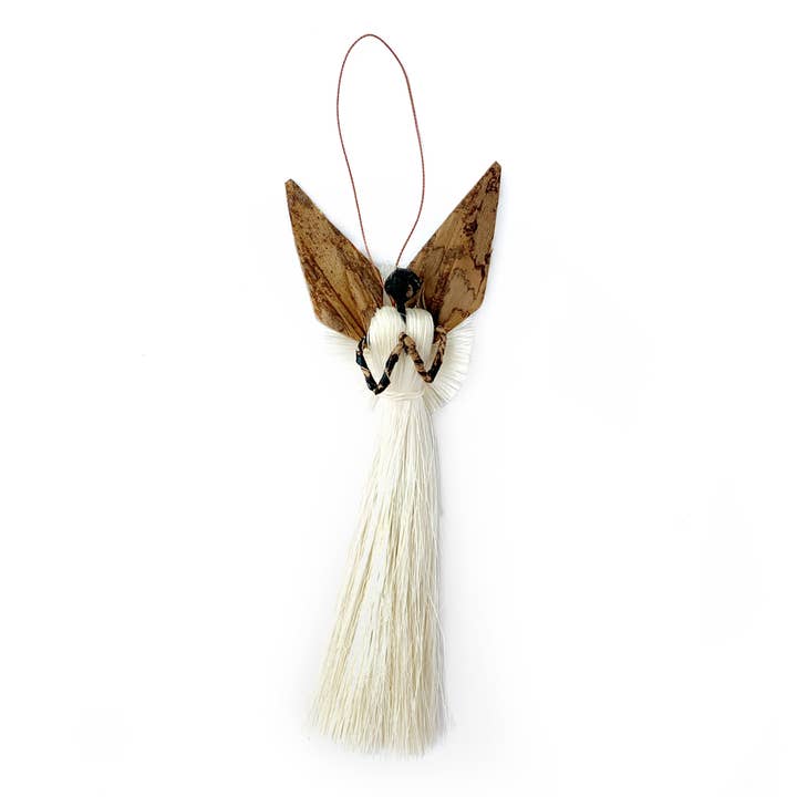 Ornaments 4 Orphans – wholesale Prydnad – Bananfiber och sisal ängel prydnad