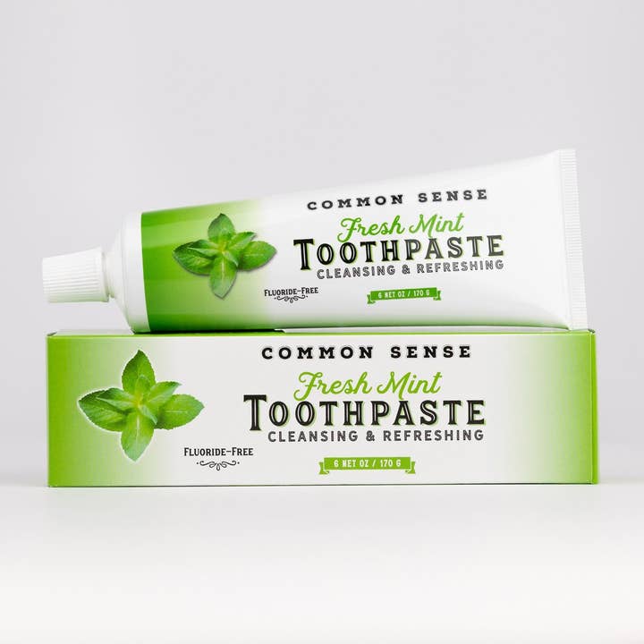 Common Sense Soap - Vente Dentifrices - Dentifrice à la menthe fraîche - 170 g