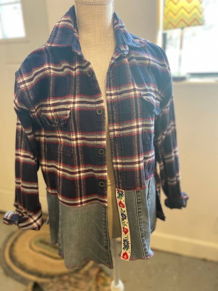 Giacca riciclata Americana per la vendita all'ingrosso da parte di Sow's Ear