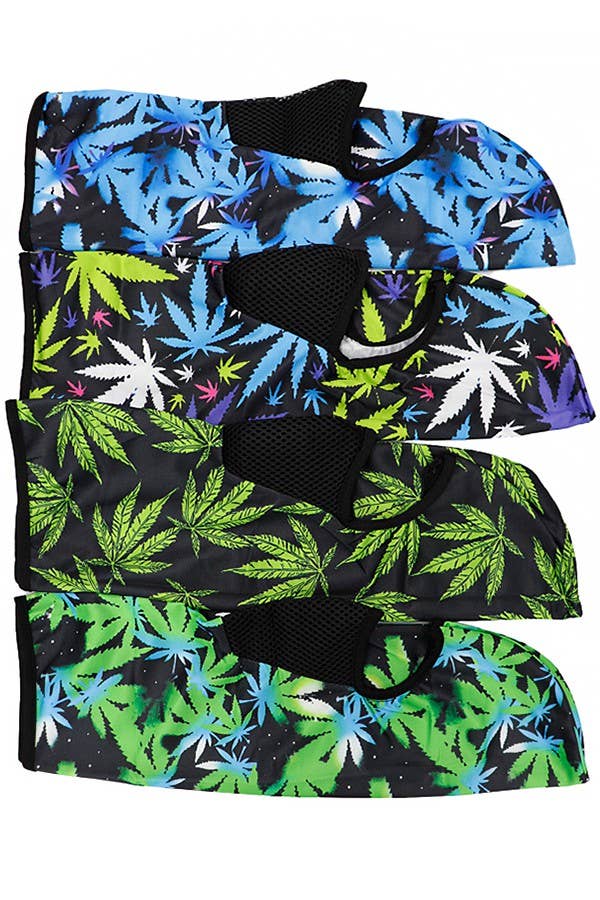 Cap Zone - Wholesale Balaclava - Unisex - Marijuana MJ Kush Cannabis Ski Mask7