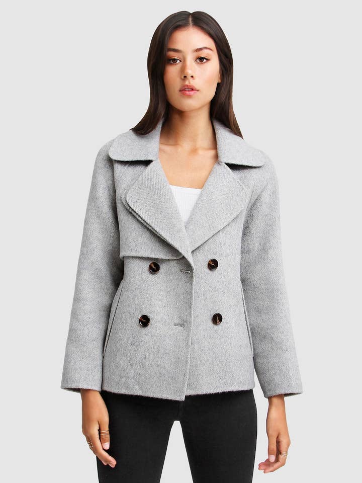 Manteau en laine mélangée I'm Yours pour la vente par belle & bloom