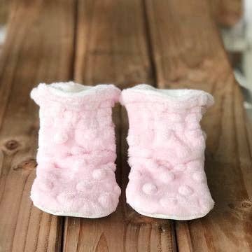 Kalin Marie - Wholesale Booties - Baby - Classic Style Booties 0-6 Months - 4.5" Sole Ready to Ship12
