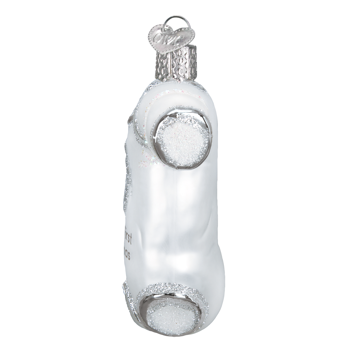 Old World Christmas - Wholesale Ornament - White Baby Onesie Ornament3