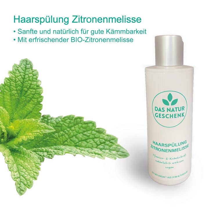 Lemon Balm Conditioner - 200ml for wholesale by DAS NATURGESCHENK