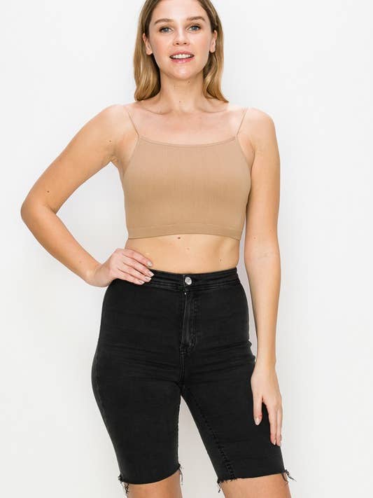 SH50533 TOP DE TIRANTE ACANALADO SIN MANGAS para venta al por mayor de Vibrato Clothing