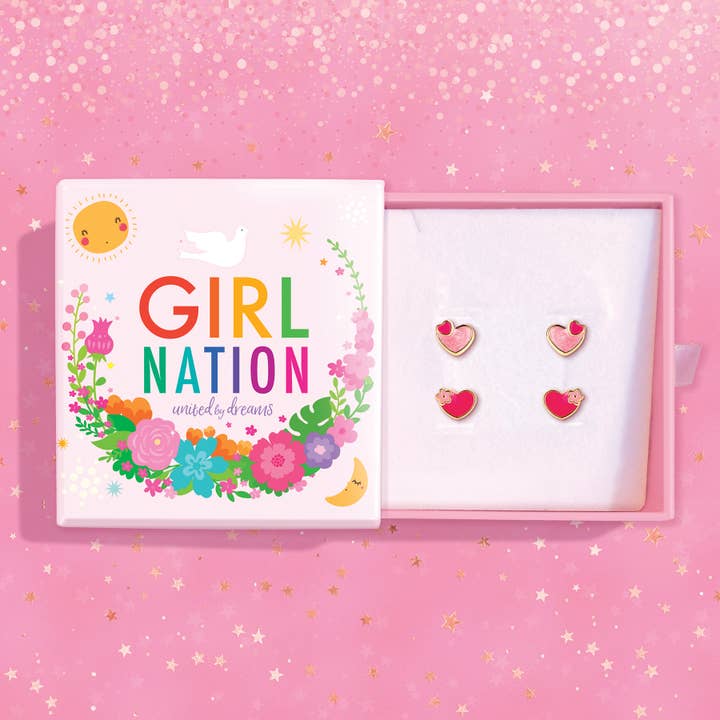 Mucho Amor | Conjunto de Pendientes Dúo Dinámico para venta al por mayor de Girl Nation
