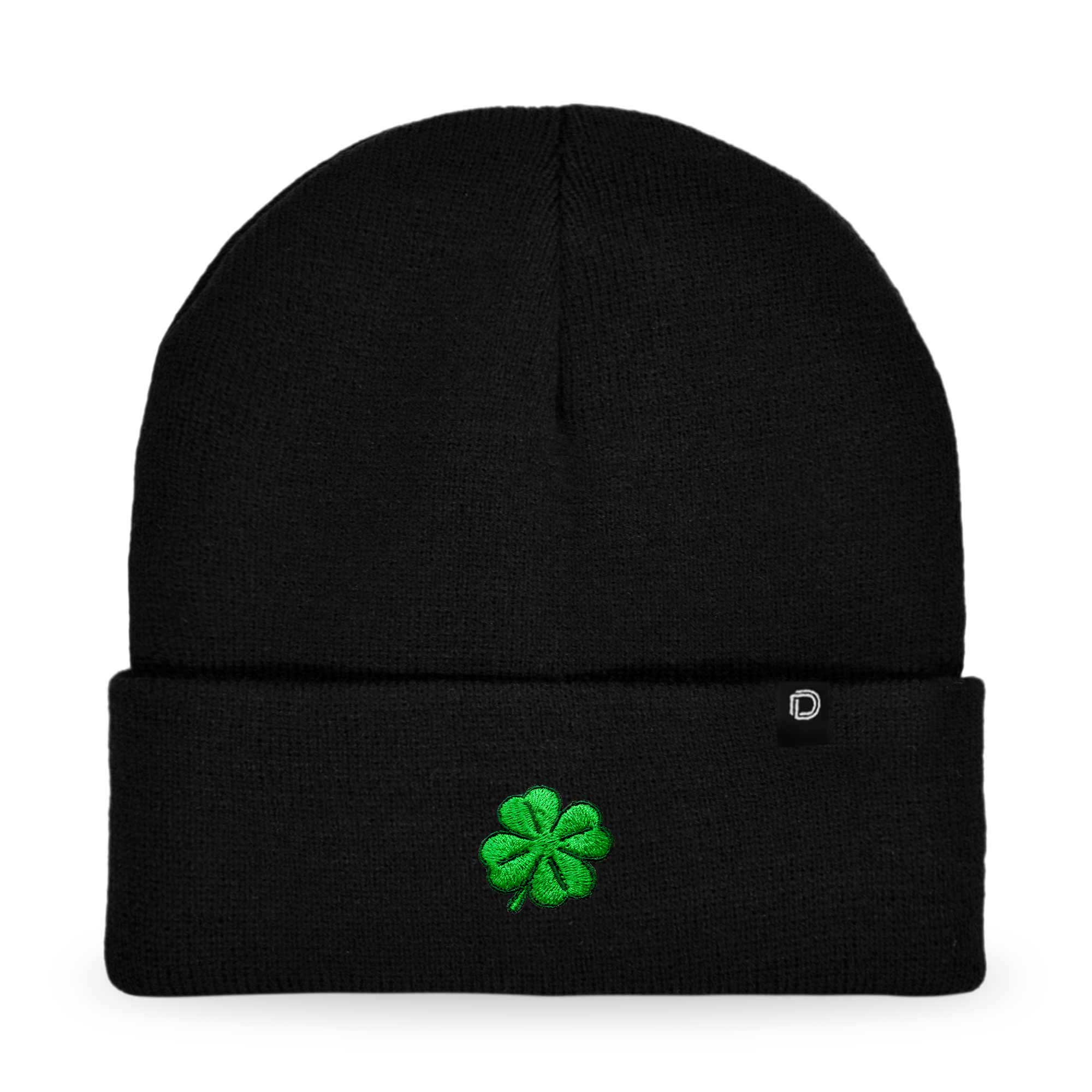 Dalix - Wholesale Beanie - Women's - Dalix Embroidered Clover Beanie Cap Cuffed Knit Hat Women6