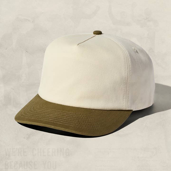 Weld Mfg. - Wholesale Flat Brim Cap - Unisex - Two Tone Field Tripâ„¢ Snapback Hat