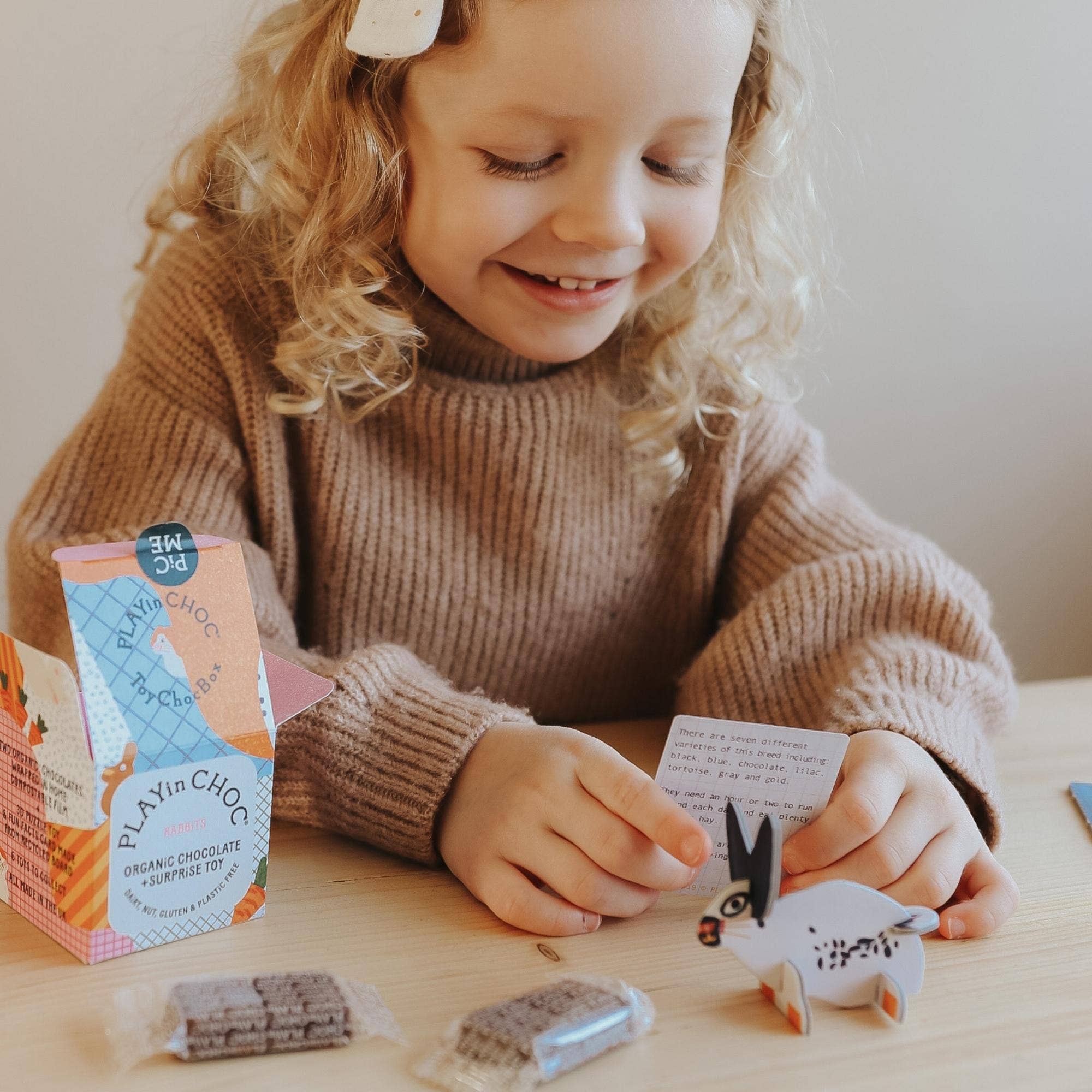 PLAYin CHOC - Wholesale Chocolate Box - ToyChoc Box® (x18) EASTER RABBiT COLLECTiON5