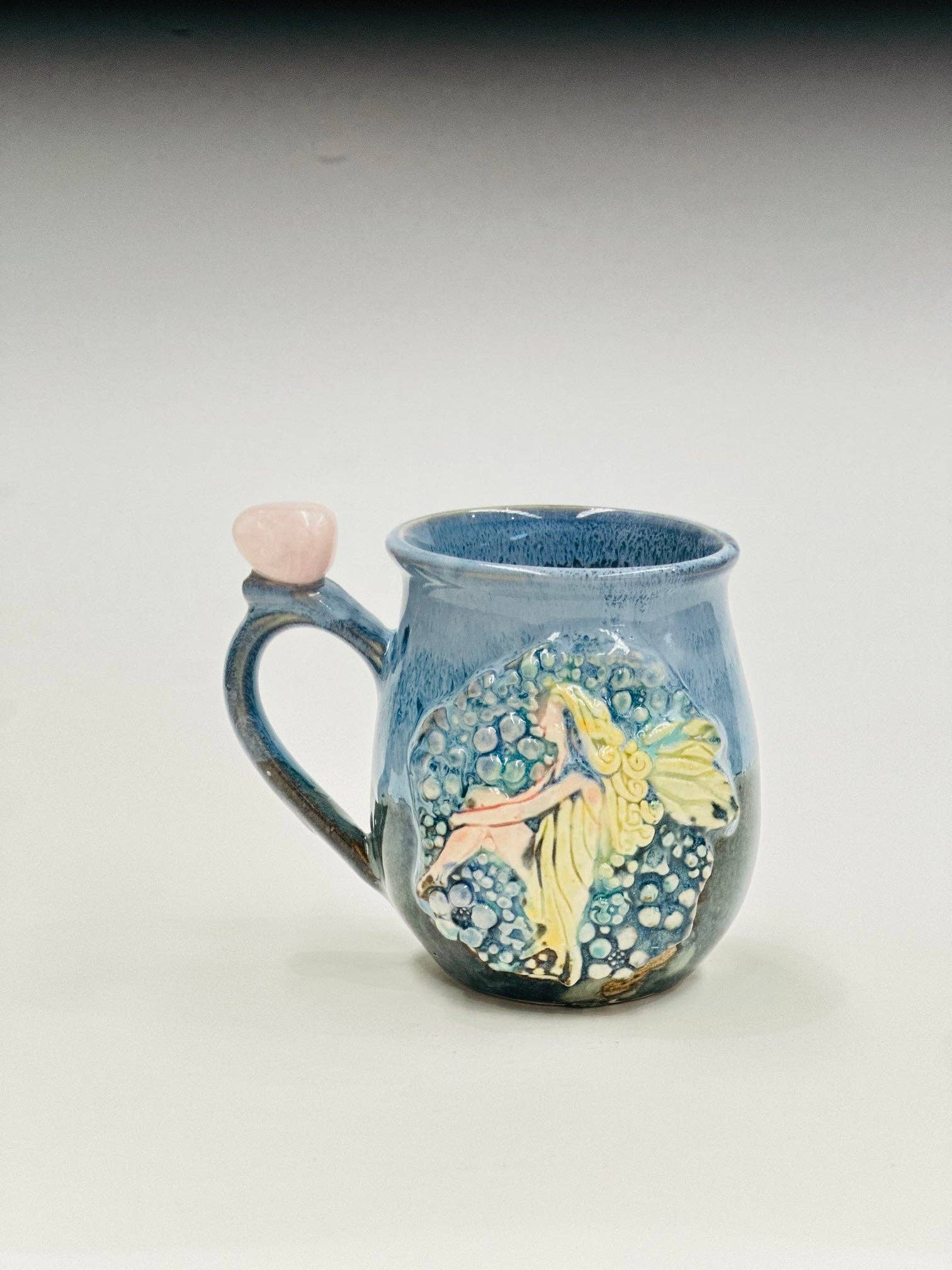 Carys Martin Ceramics - Wholesale Coffee Mug - Fairy Rose Quartz Crystal Mug8
