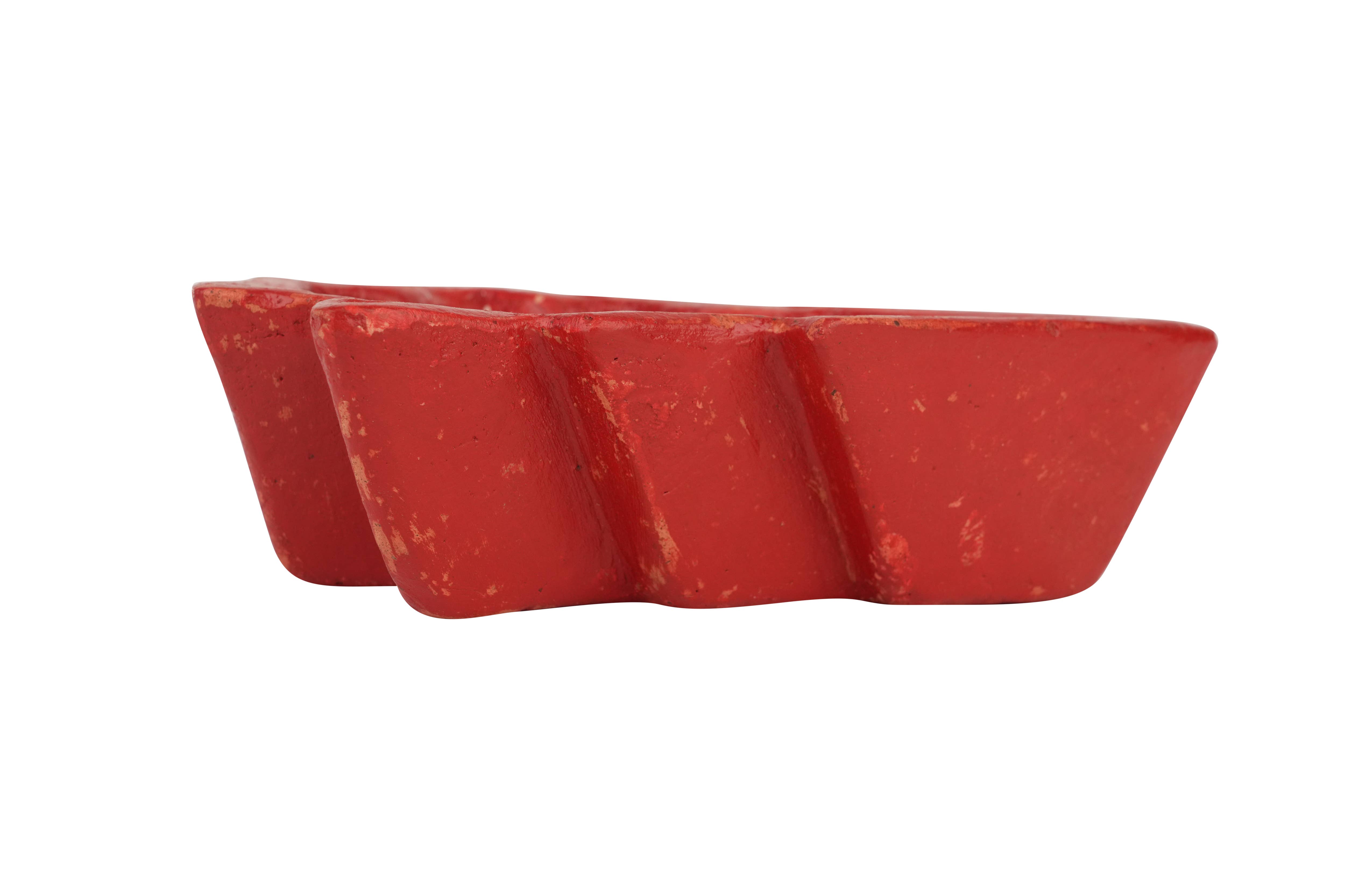 My Amigos Imports - Wholesale Candle Holder - Christmas Tree Clay Vessel-Candle Ready-9x8 inch-3 Color-NEW4