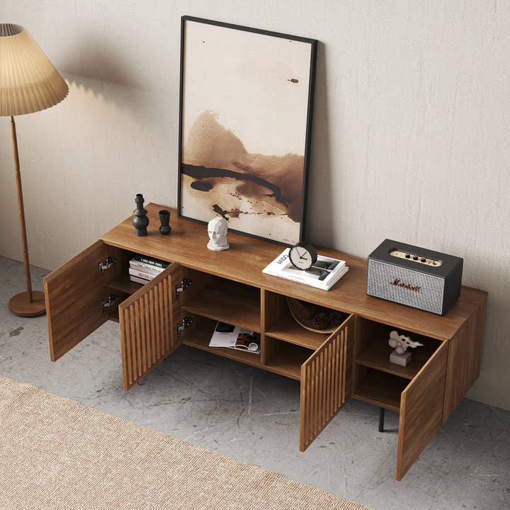Crafts and Comfort - Wholesale Cabinet - Napoli Wood TV Stand5