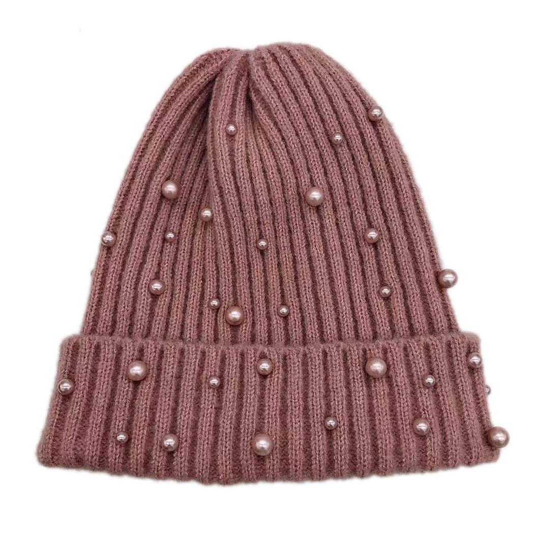 Fashion City - Wholesale Beanie - Dames - Gebreide muts voor dames, effen imitatieleer6