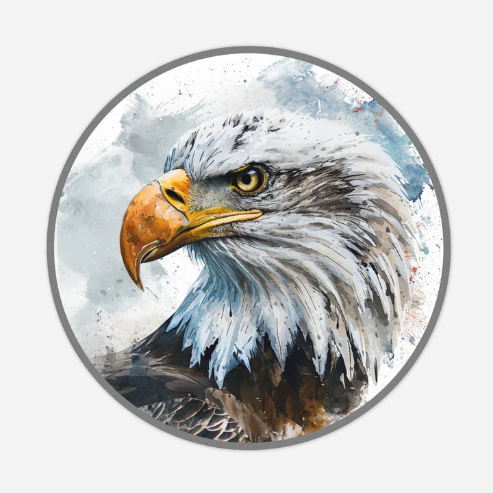 Noble Eagle-sticker, PNW-vinylsticker voor wholesale door CMarie Northwest