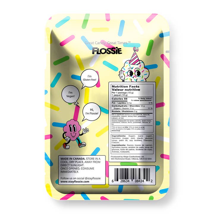 Flossie - Wholesale Cotton Candy - Birthday Cake Cotton Candy