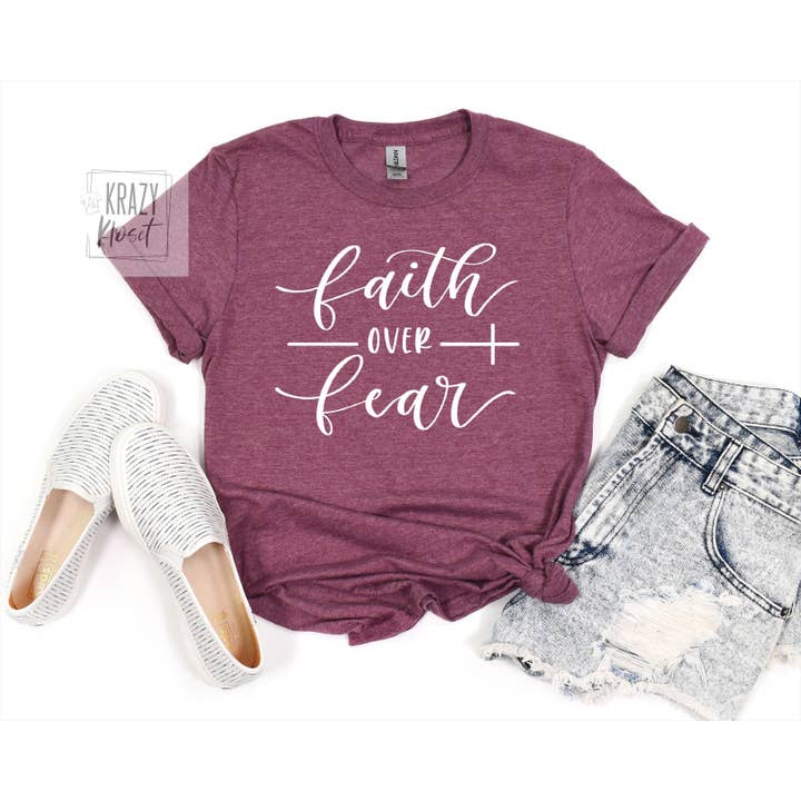 Faith Over Fear for wholesale by Krazy Kloset