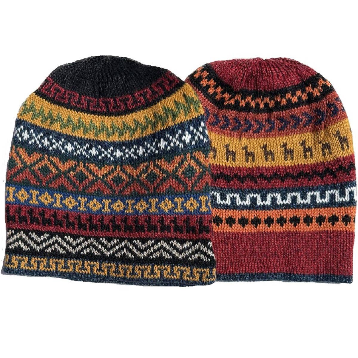 My Comfy Apparel - Wholesale Beanie - Women's - Alpaca Hat - Reversible Beanie Hat Alpaca Blend (HT341)2