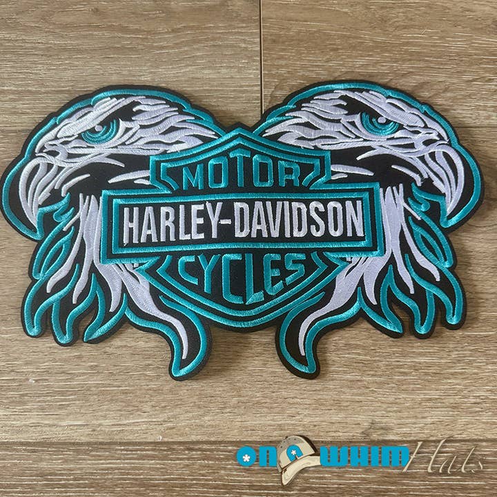 XL Patch Ailes Harley-Davidson Thermocollant pour la vente par On a Whim Hats