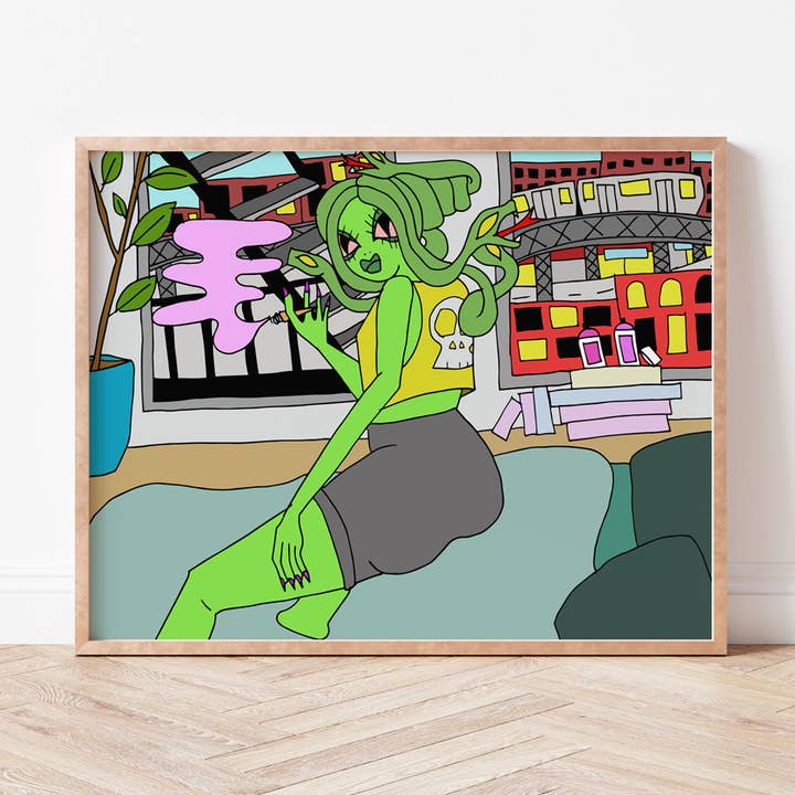 Naz Hanging 11x14 Print for wholesale by Spooksvilla