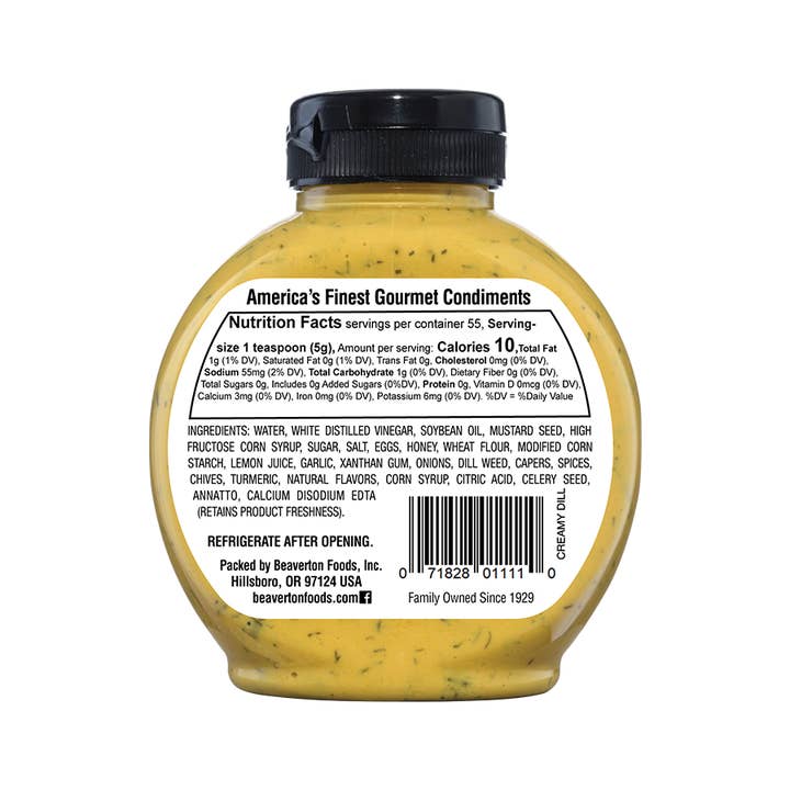 Beaverton Foods - Wholesale Mustard - Inglehoffer Creamy Dill Mustard 6/9.75oz