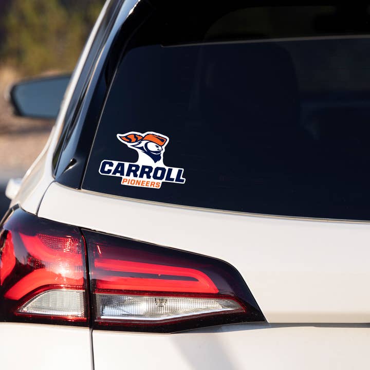 Rico Industries - Wholesale Car Decorative Charm - Unisex - NCAA Carroll University Pioneers Medium Die Cut Decal2