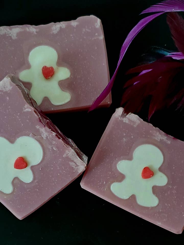 Feelin' Hexy Coconut Milk Soap/ Valentine's Soap for wholesale by Raven Avenue Studio
