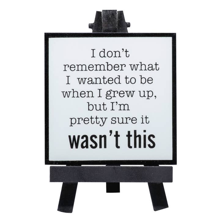 Sig det med Sass Mini Easel Plaques for engroshandel hos Abbey + CA Gift