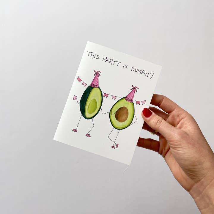 Lemon Lines - Wholesale Baby Card - A Bumpin' Party3