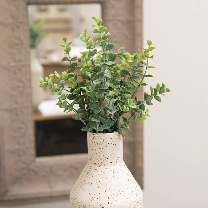 Saybrook Lane - Wholesale Artificial Plant - Dusty Mini Eucalyptus Bush - 13"1