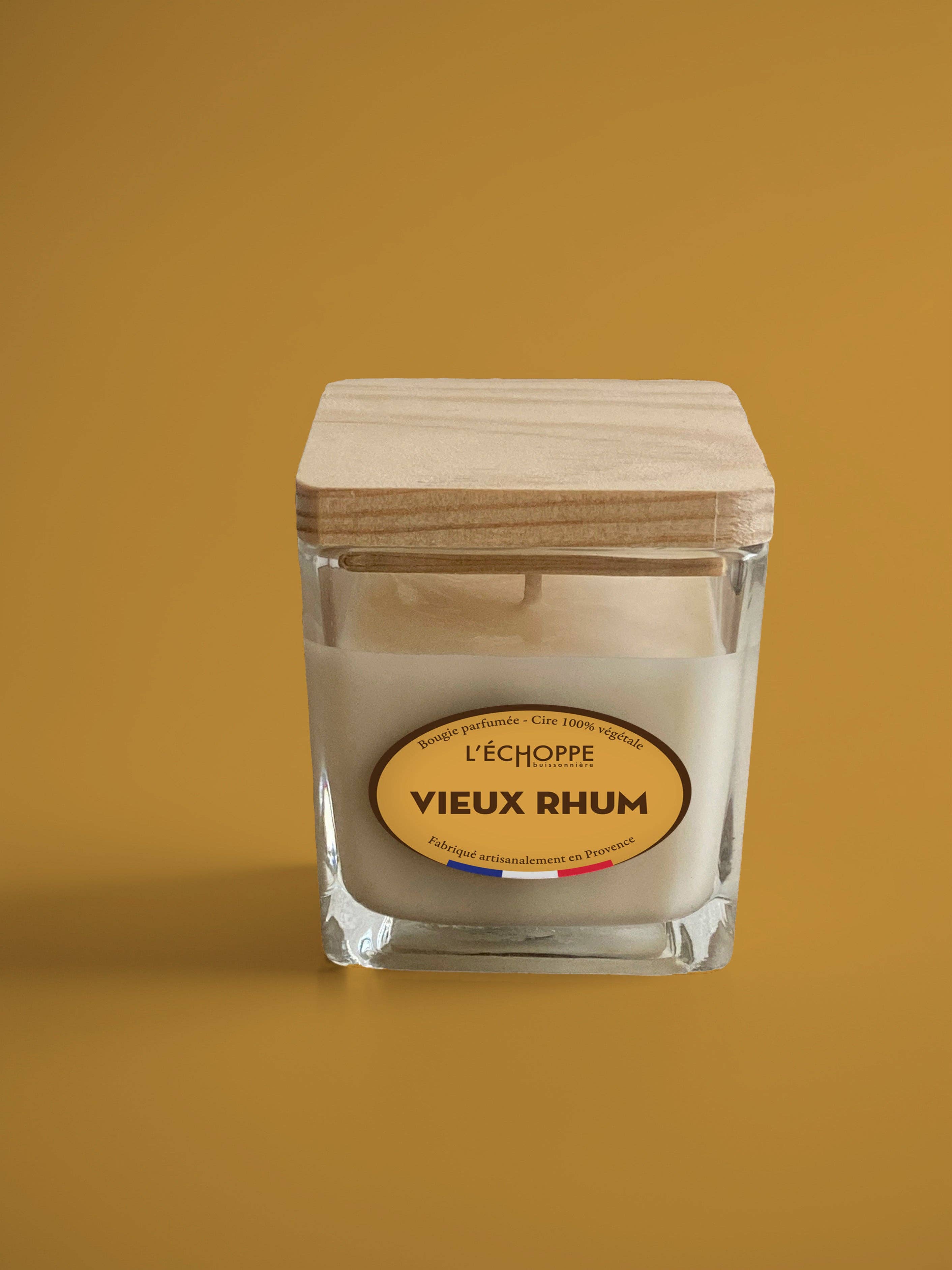 L'Échoppe Buissonnière - Wholesale Jar/Filled Candle - Old Rum - Scented Candle 85g1