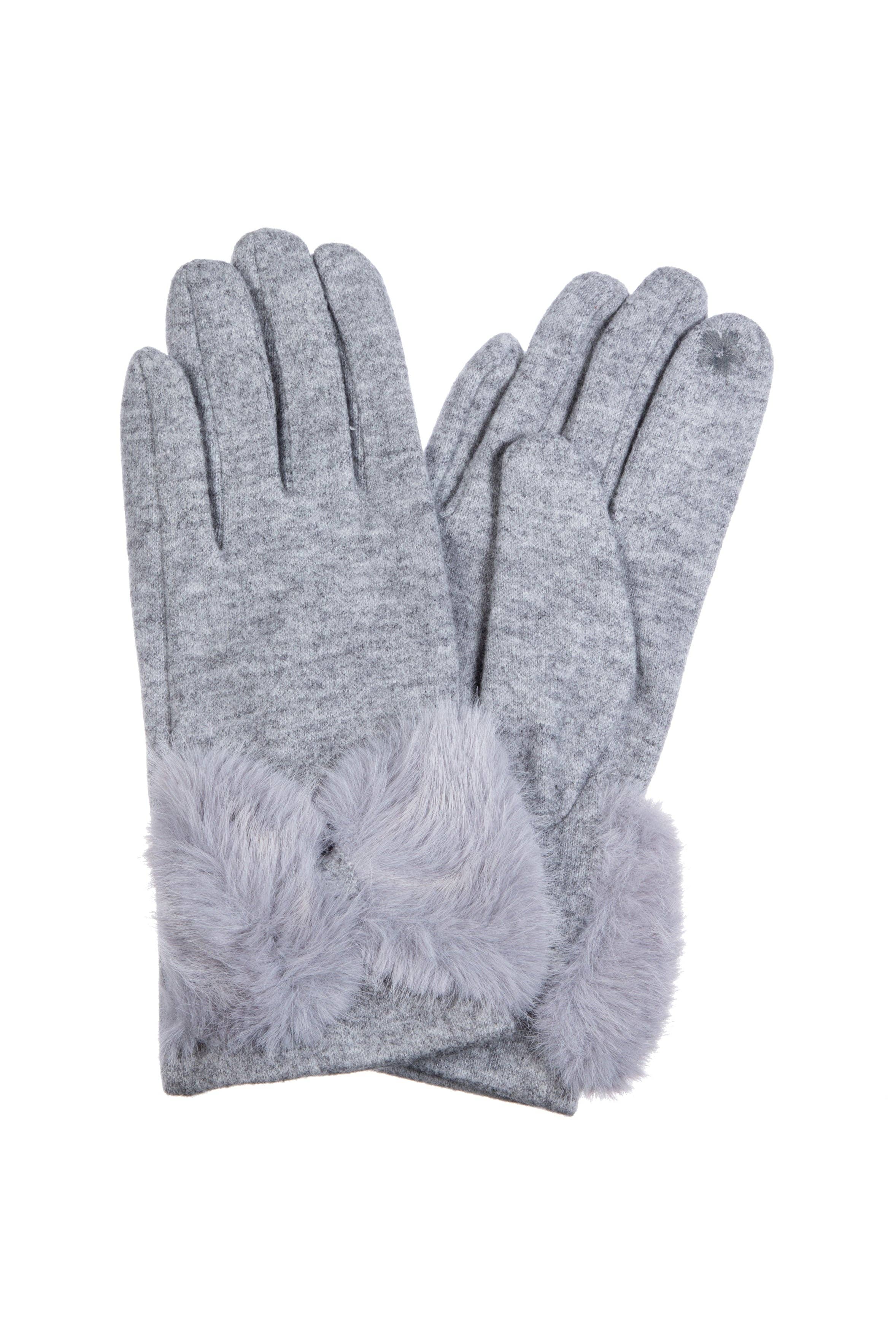 Ole - Venta al por mayor Guantes - Mujer - Guantes de Pantalla Táctil con Lazo de Piel Sintética GL005920