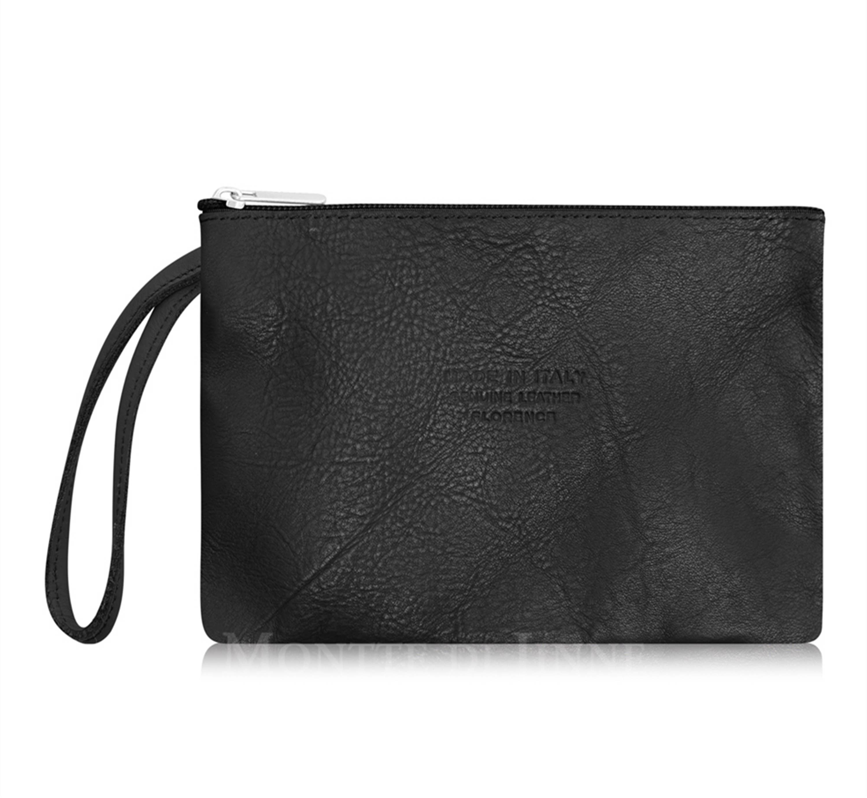 MONTTE DI JINNE – wholesale Wristlet – Italian Handmade Soft Leather Wristlet Coin Purse2