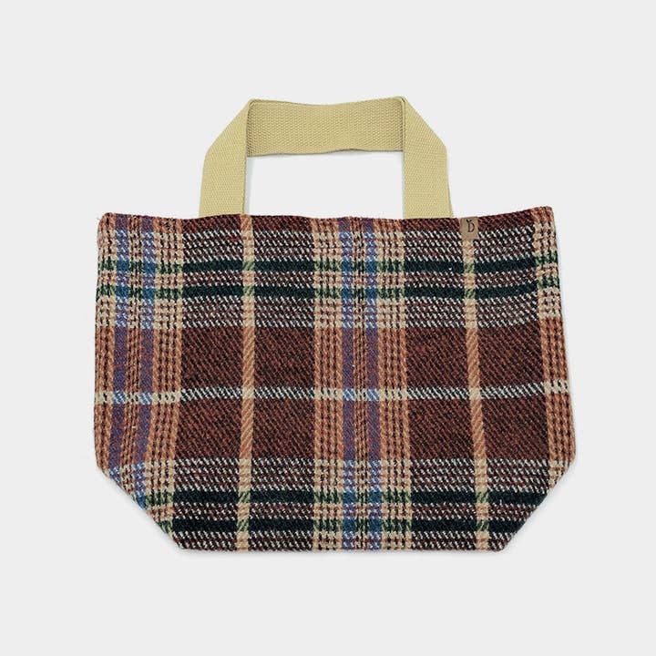Sensibling Corp. - Wholesale Tote Bag - Women's - Plaid Check Patterned Tote Bag
4