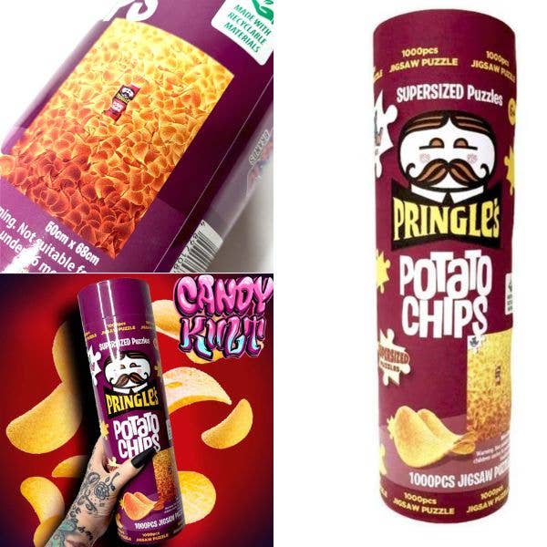 St. Louis Wholesale LLC - Wholesale Puzzle - Adult - Puzzle In a Can - 1000PC Pringles Jigsaw Puzzle - Supersized