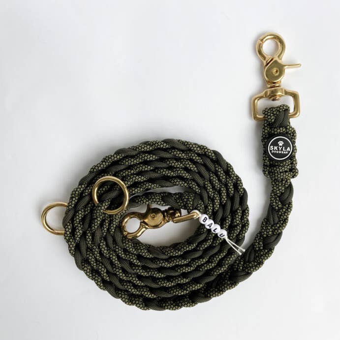 Leine Paracord olive für den Großhandel von Skyla Dogwear