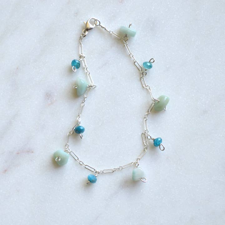 Amazonite & Apatite Armband för wholesale av Salty But Sweet