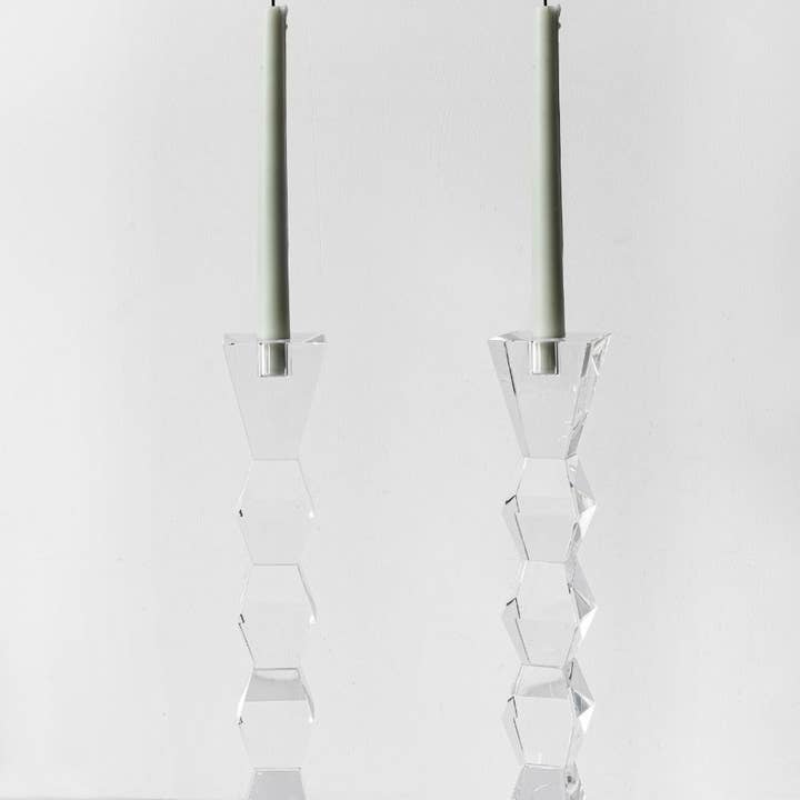 Candelabri a rombo da 36 cm compatibili con tealight per la vendita all'ingrosso da parte di Lainy Home