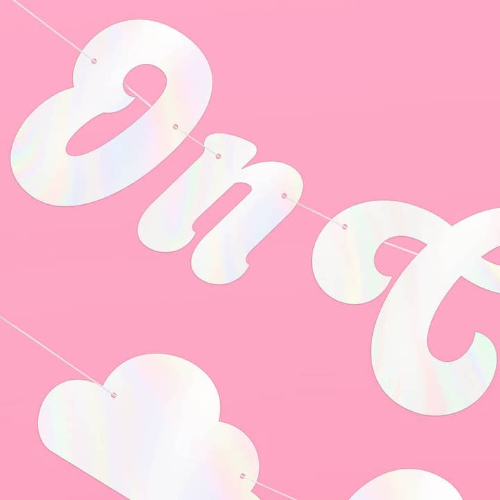 xo, Fetti - Wholesale Party Sign/Banner - Cloud Nine Banner, Bachelorette Party, Baby Shower Decor