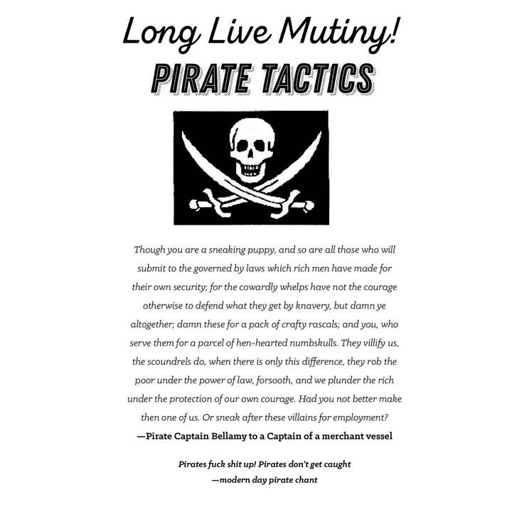 Microcosm Publishing & Distribution - Wholesale Book - Adult - Long Live Mutiny: Pirate Tactics (Zine)