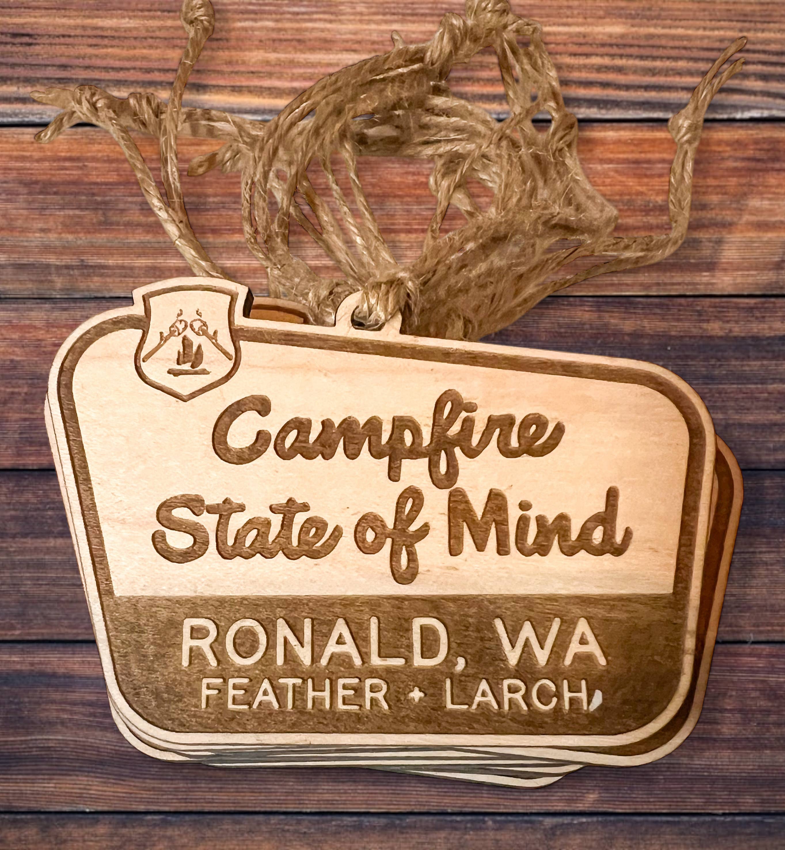 Wild Larch Creative - Wholesale Ornament - National Parks Ornament | CUSTOM Wood Souvenir | Personalize10