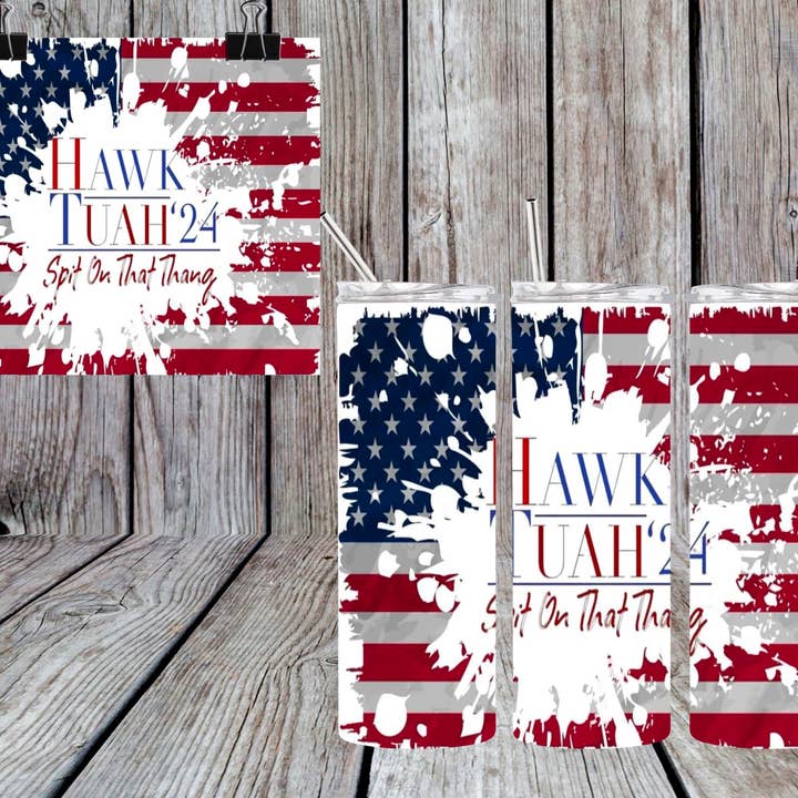 HAWK TUAH 24 for wholesale by Bull Riders Mama & Co. Tumblers