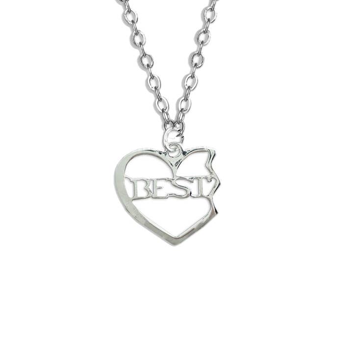 BFF Heart Necklace Set 3PCS for wholesale by Stellazeta