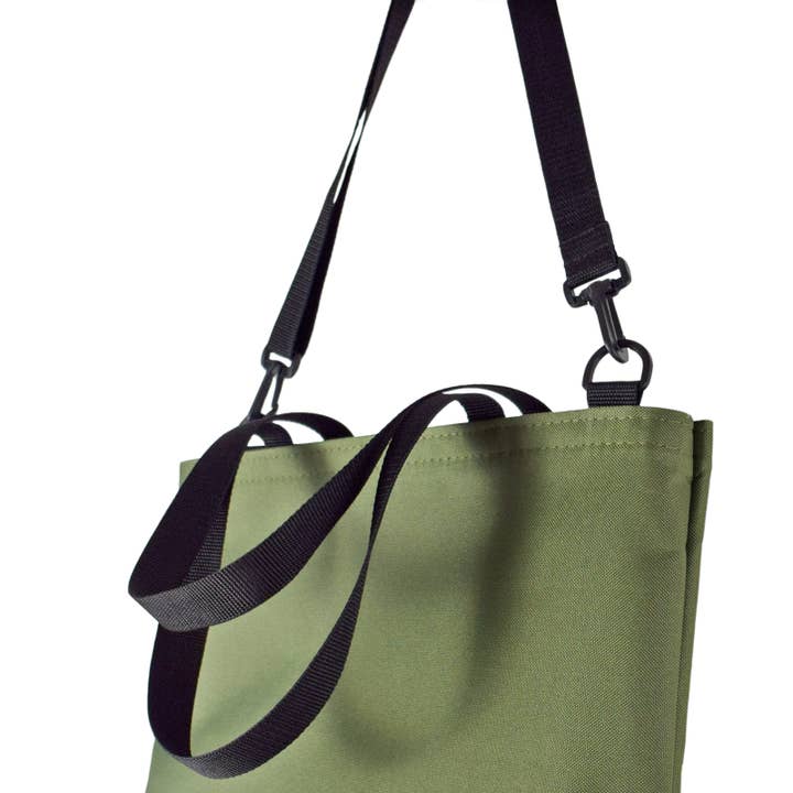 GOODSTART JONES – Engroshandel Tote bag - Dame – Stor arbejde Tote taske 45 cm x 40 cm | OLIVENGRØN
