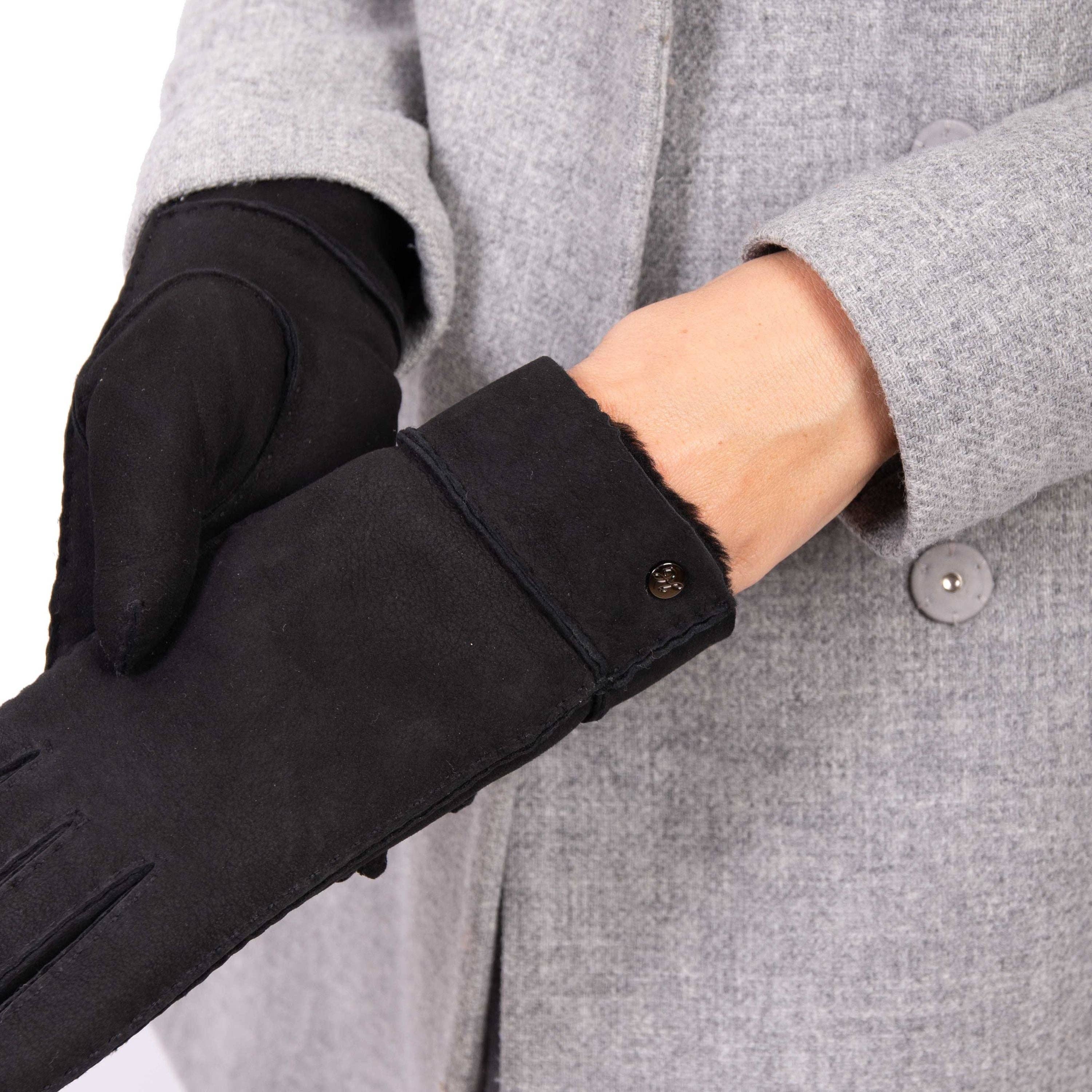 Hand Gewand HG GmbH – Luvas - Unissexo por atacado – adam - luva clássica em pele de ovelha merino23