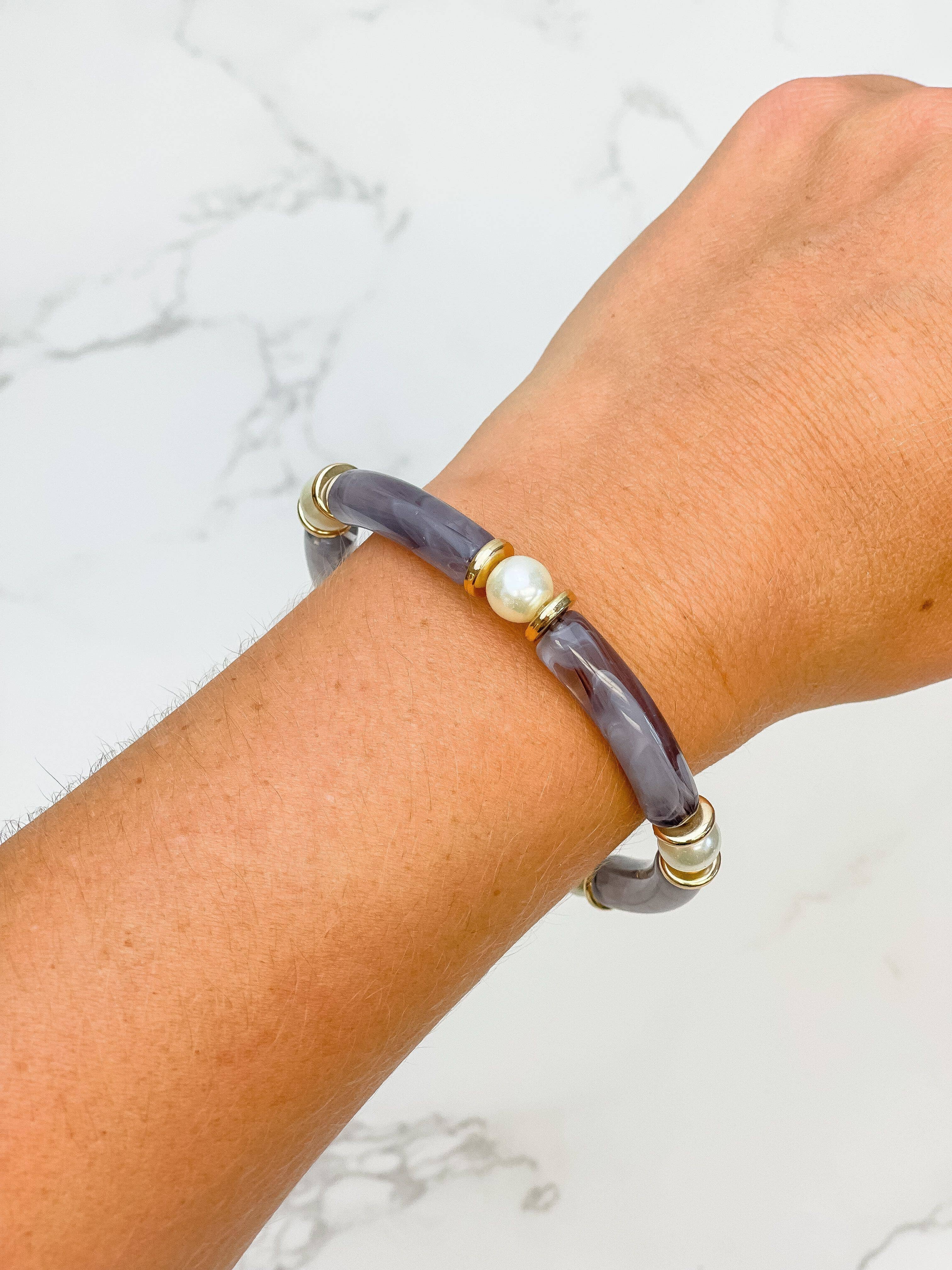 Prep Obsessed Wholesale - Venta al por mayor Pulsera de cuentas - Pulseras de tubo acrílico con cuentas de perlas1