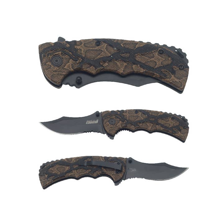 Smithco Distributing - Wholesale Pocket Knife/Holder - Battle Buddy Knives, Pocket Knife113