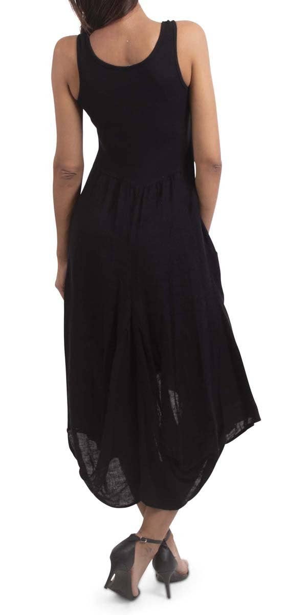Gigi Moda - Wholesale Dress - Women's - Linen Sleeveless Dress5